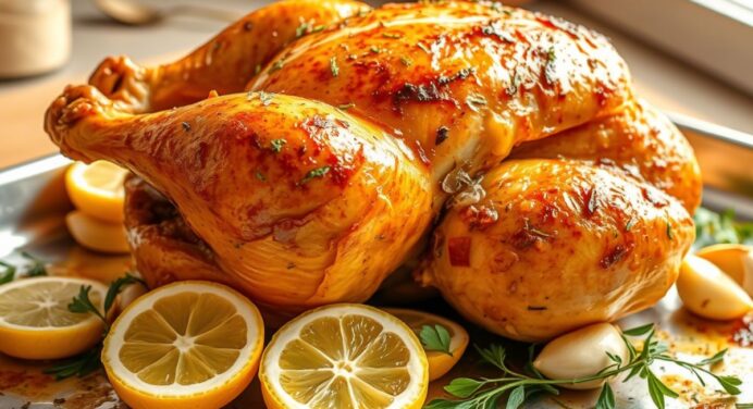 Frango Assado com Alho e Limão: Receita Deliciosa Passo a Passo
