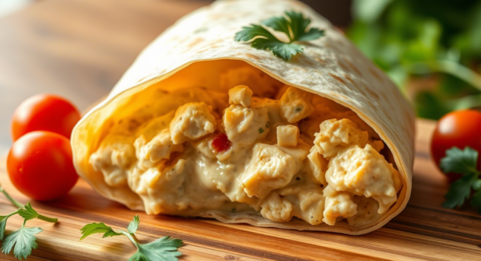  🥪 Sanduíche de Tapioca com Frango Cremoso: Receita Saudável e Irresistível