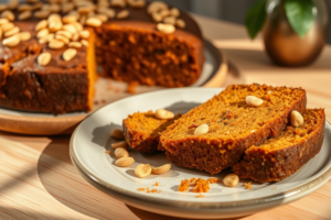Bolo de Batata-Doce e Amendoim Sem Açúcar