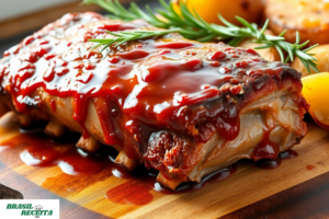Costelinha de Porco ao Molho Barbecue