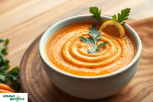 Sopa Detox de Couve, Cenoura e Gengibre