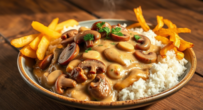 🥩 Estrogonofe de Filé Mignon Cremoso e Saboroso