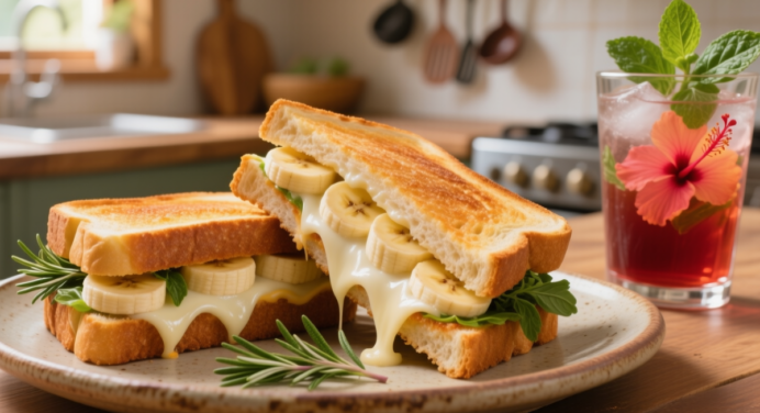 Tostex de Banana com Queijo e Ervas: Rápido e Surpreendente