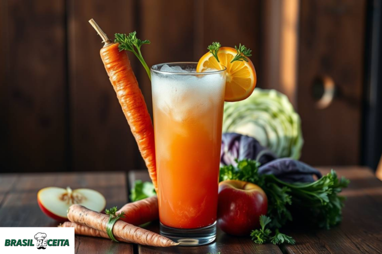 Suco detox de cenoura